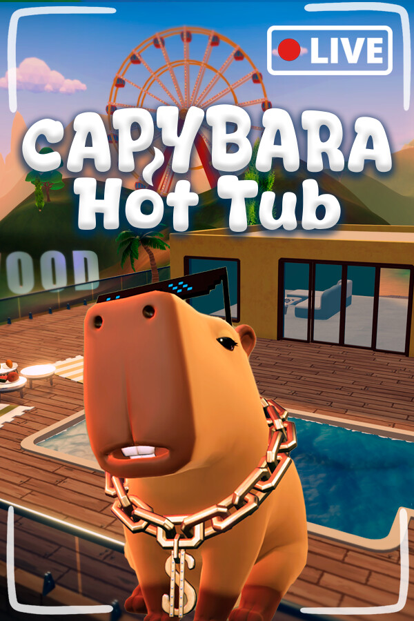 Capybara Hot Tub cover