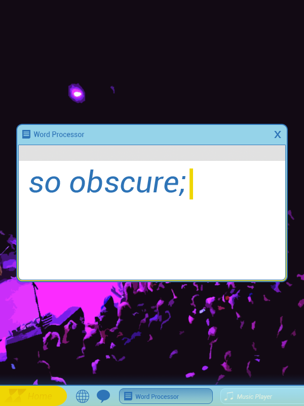 So Obscure; cover