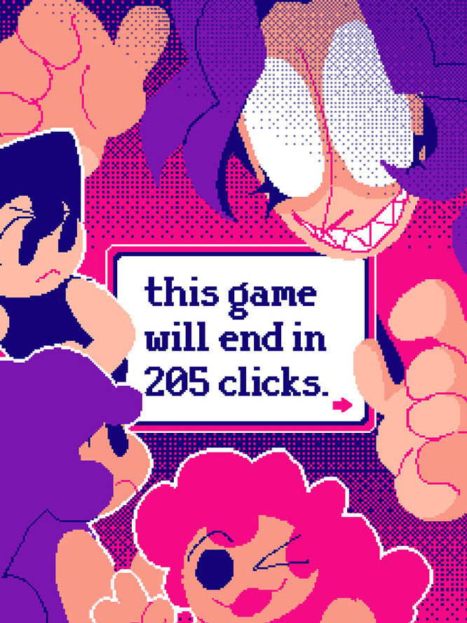 This Game Will End In 205 Clicks. cover