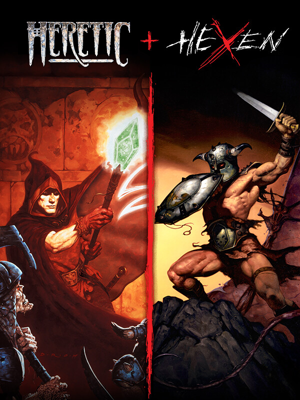 Heretic + Hexen cover