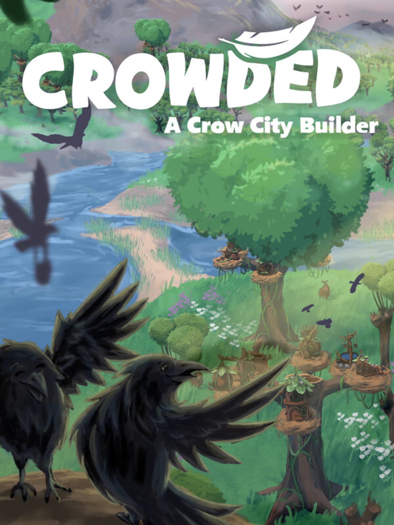 Crowded: A Crow City Builder cover