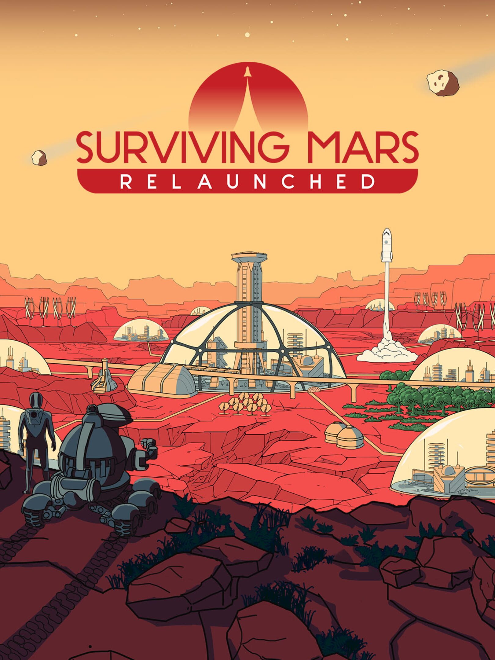 Surviving Mars: Relaunched cover