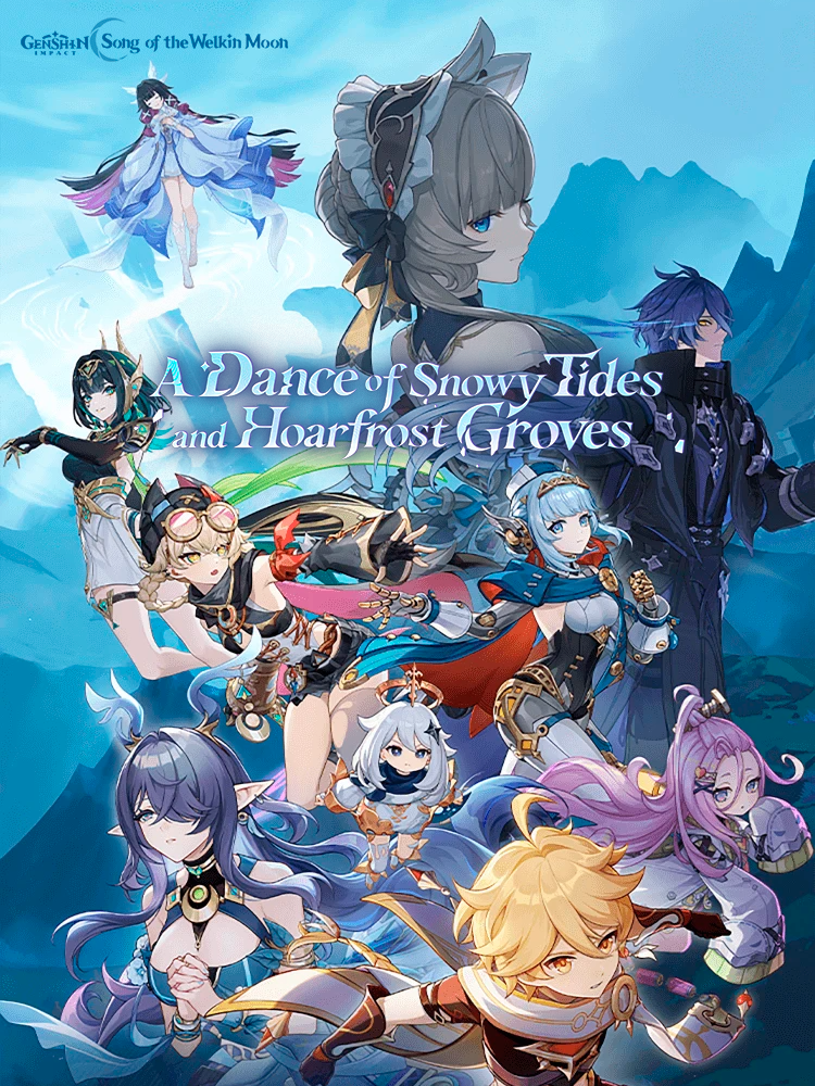 Genshin Impact: A Dance of Snowy Tides and Hoarfrost Groves cover