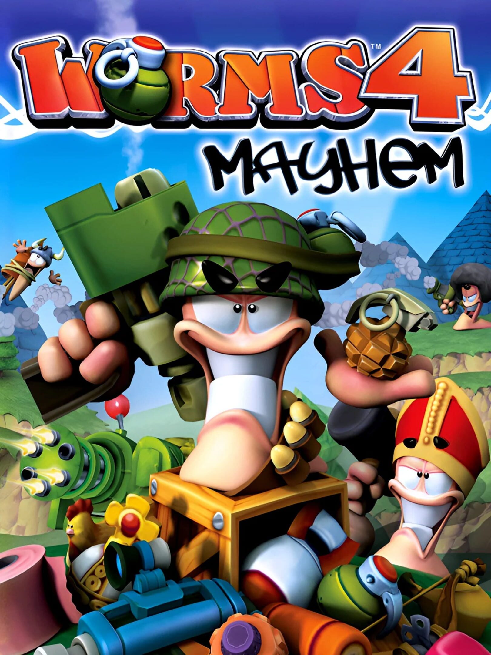 Worms 4: Mayhem cover