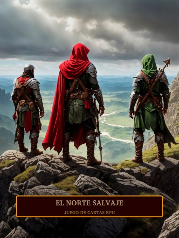 El Norte Salvaje, Juego De Cartas RPG cover