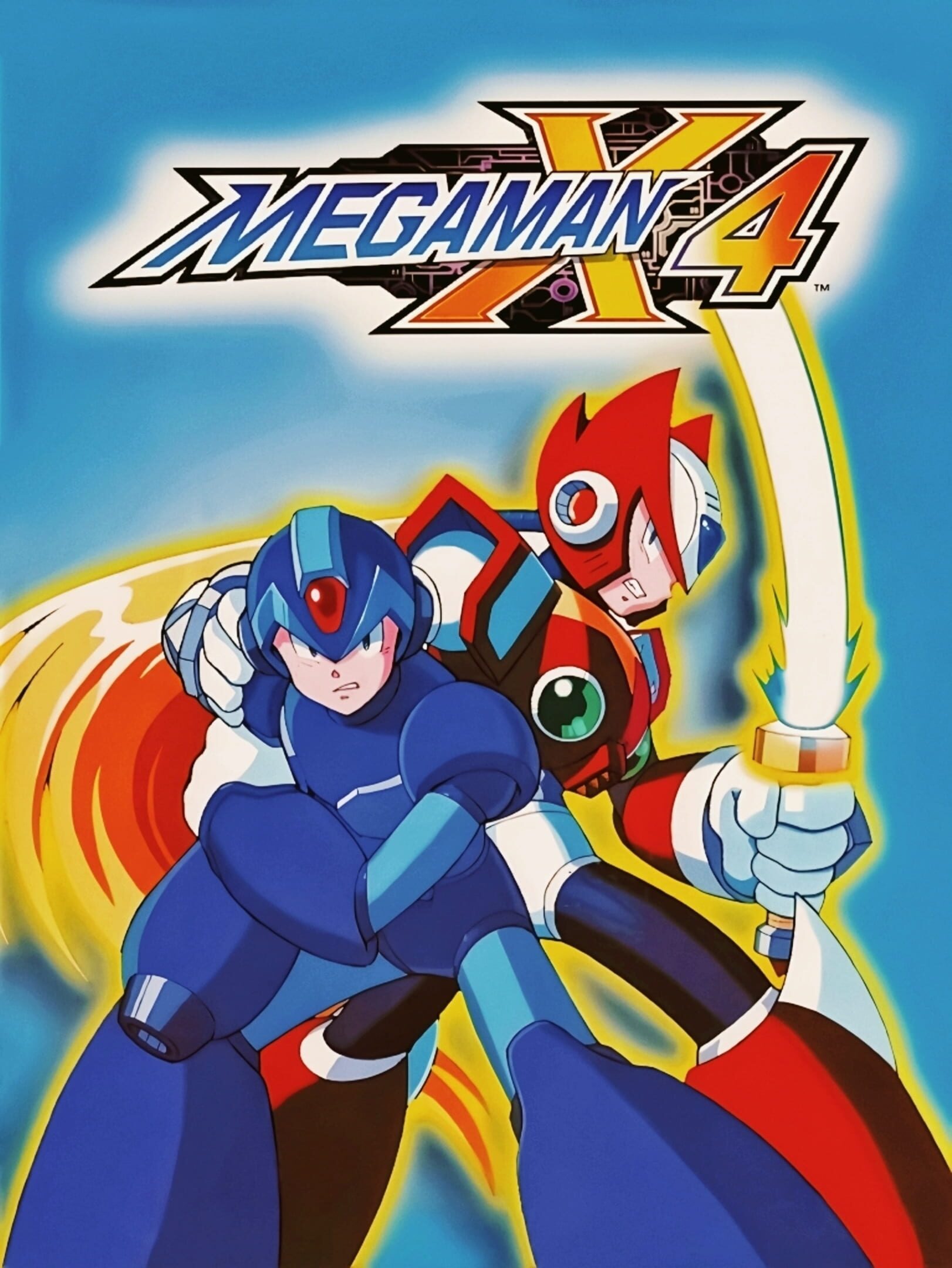 Mega Man X4 cover