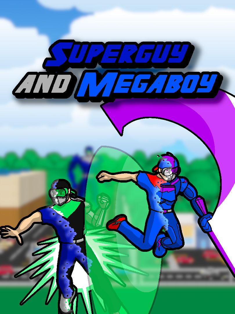 Superguy and Megaboy cover