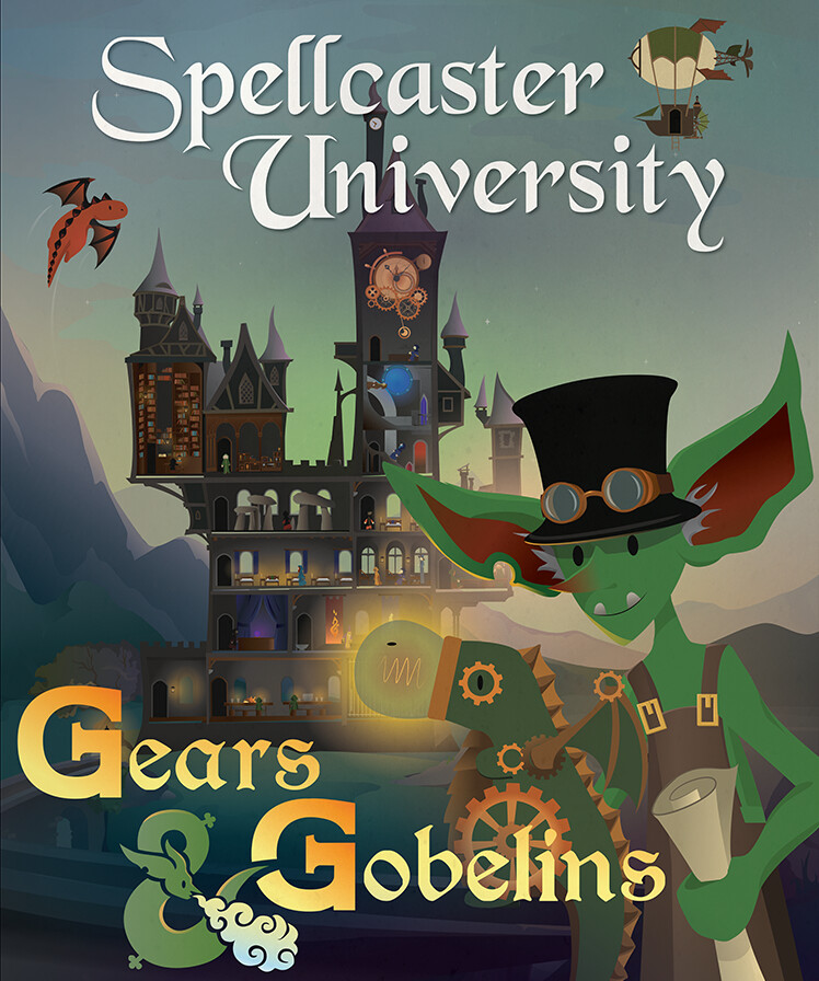 Spellcaster University: Gears and Gobelins cover