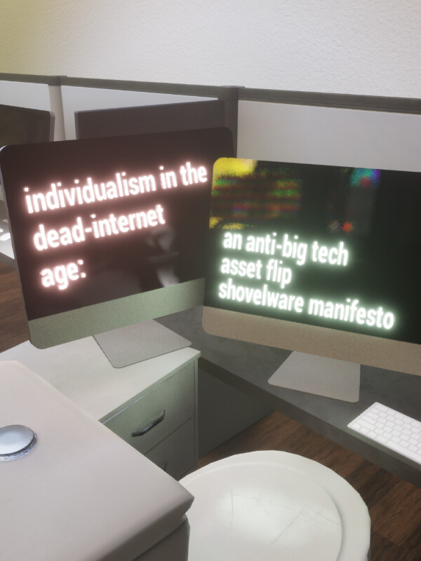 Individualism In The Dead Internet Age: An Anti Big Tech Asset Flip cover