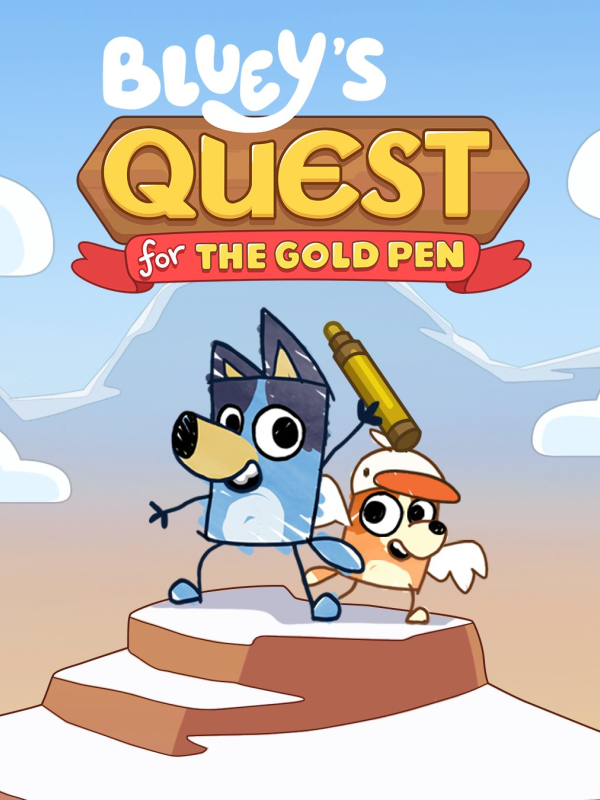 Bluey's Quest for the Gold Pen wallpaper