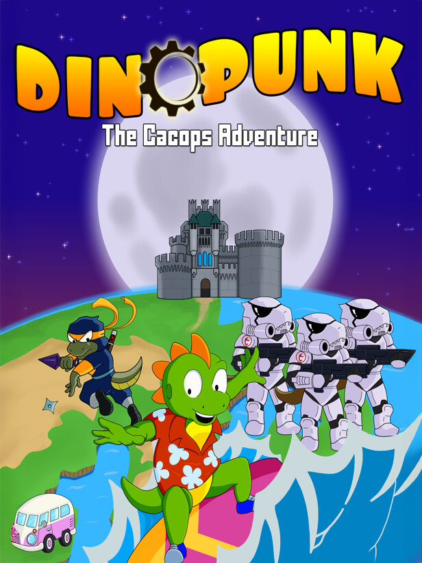 Dinopunk: The Cacops Adventure cover