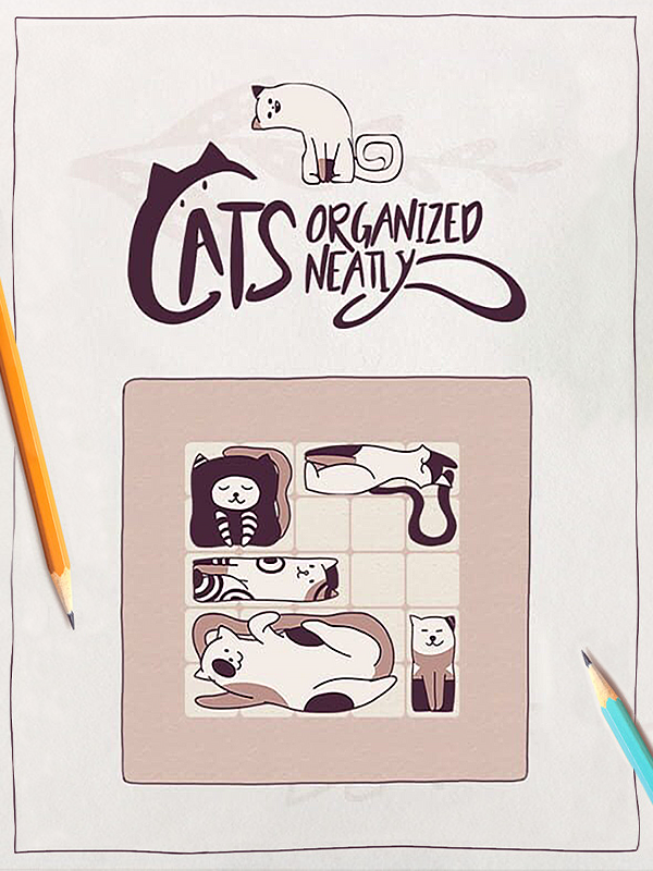 Cats Organized Neatly cover