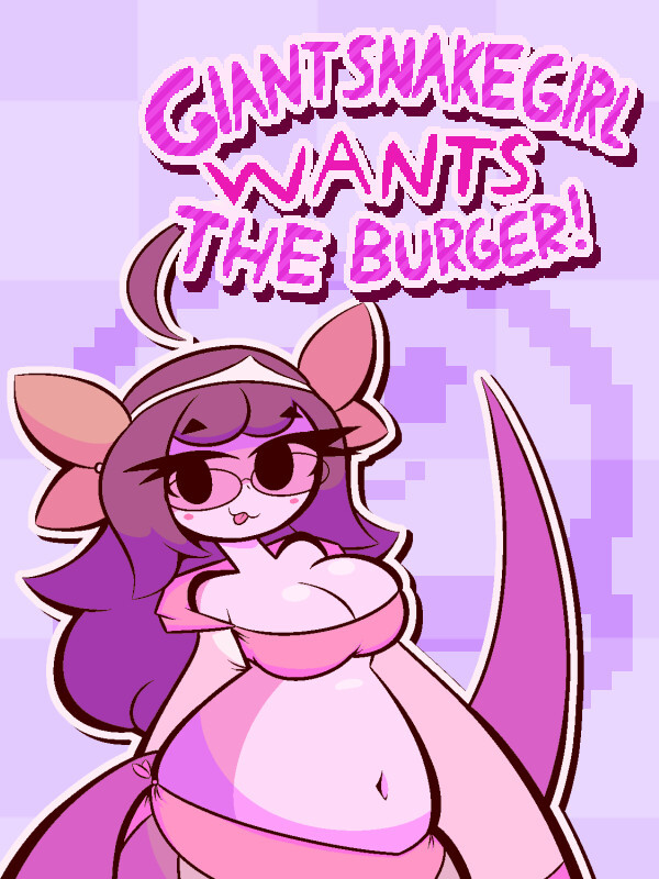 Giant Snake Girl Wants the Burger! cover