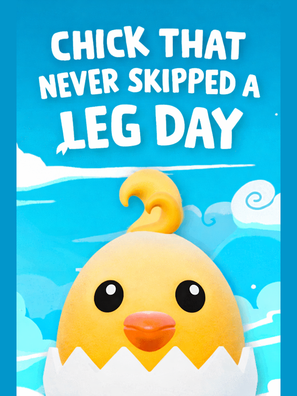 Chick That Never Skipped a Leg Day cover