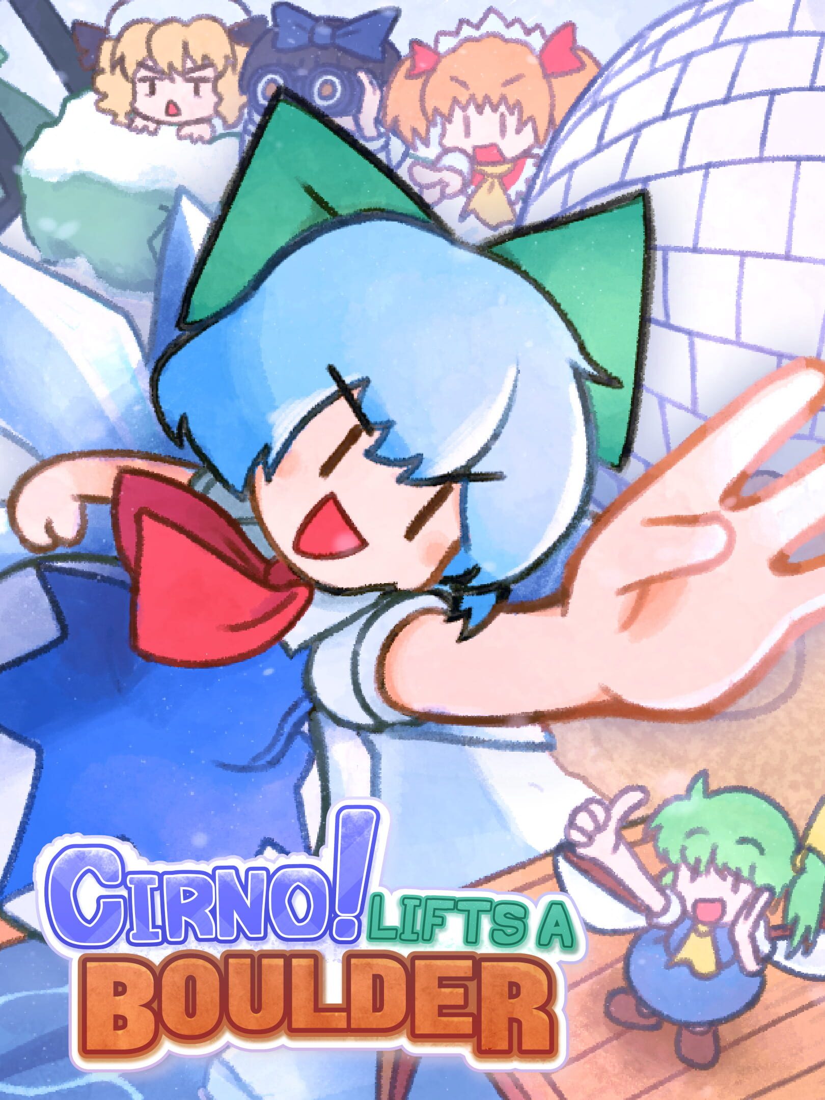 Cirno! Lifts a Boulder cover