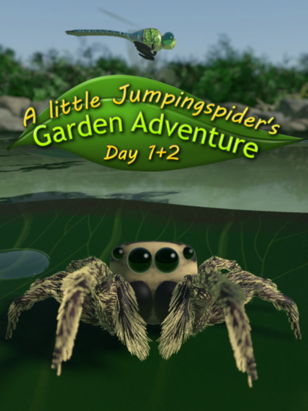 A little Jumpingspider's Garden Adventure (Day 1+2) cover
