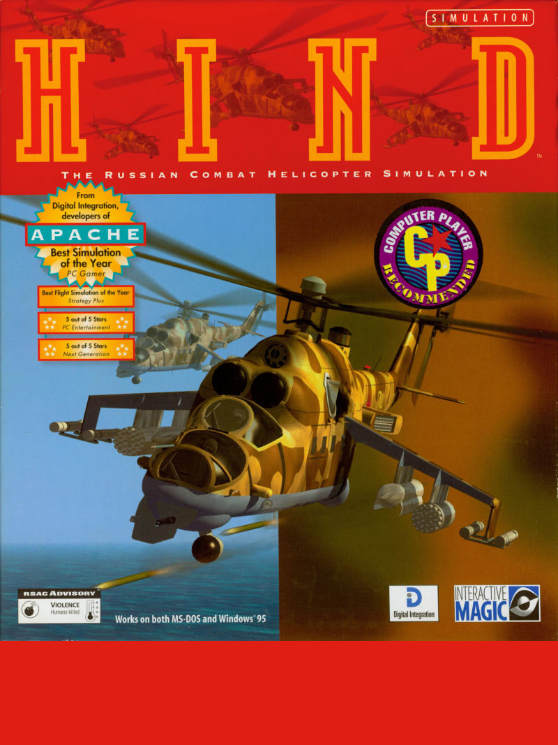HIND: The Russian Combat Helicopter Simulation cover