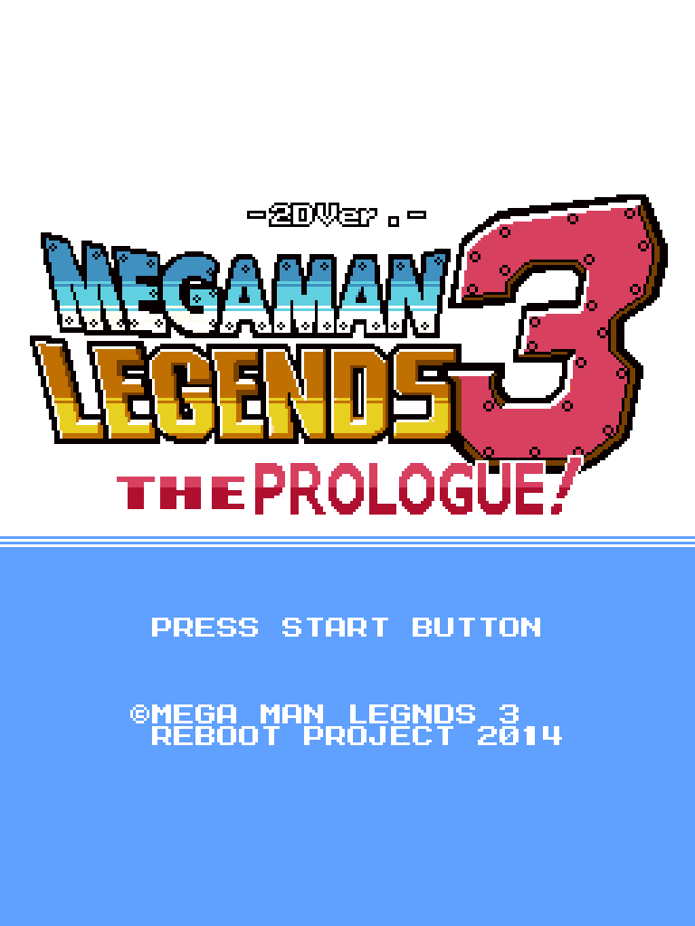 2D Ver. Mega Man Legends 3: The Prologue! cover