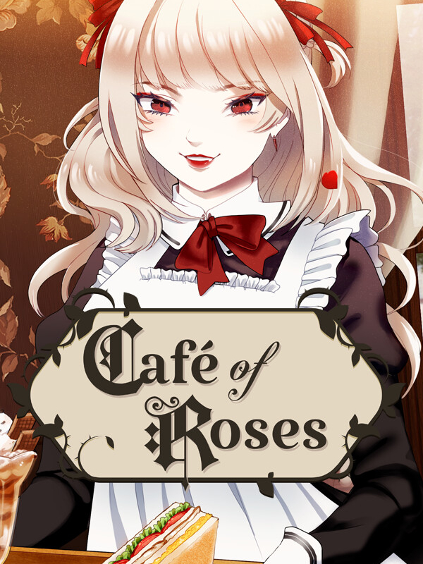 Cafe of Roses wallpaper