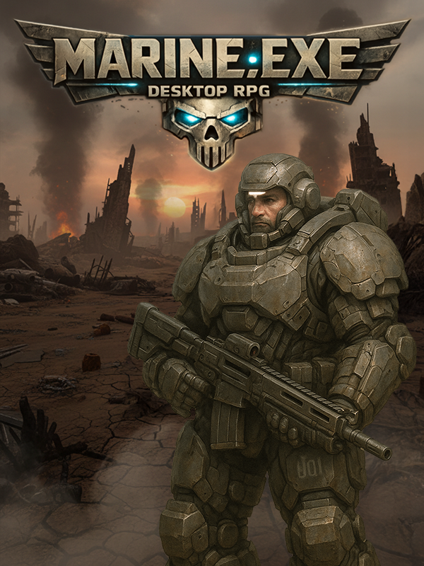 Marine.exe: Desktop RPG cover