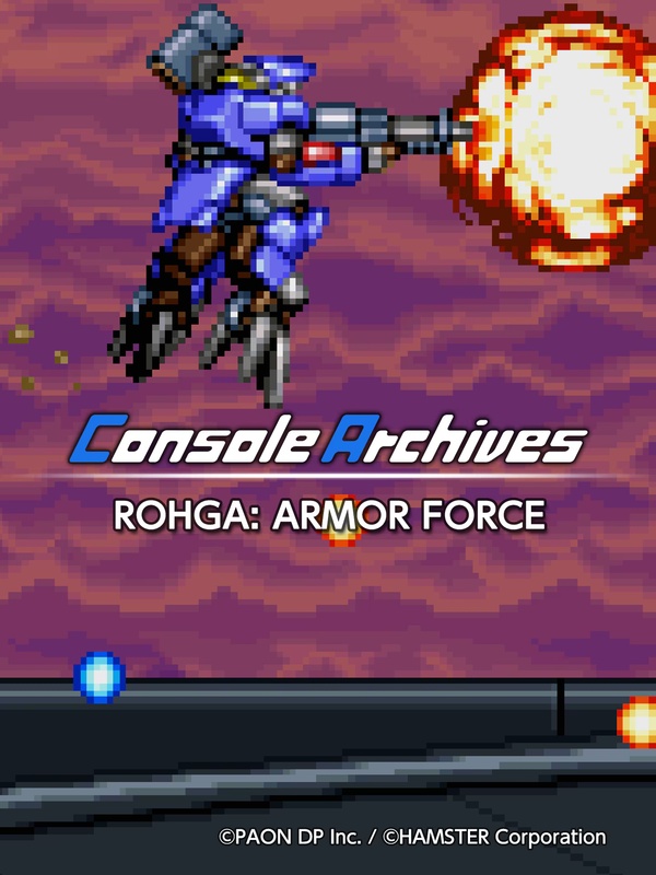 Console Archives: Rohga - Armor Force cover