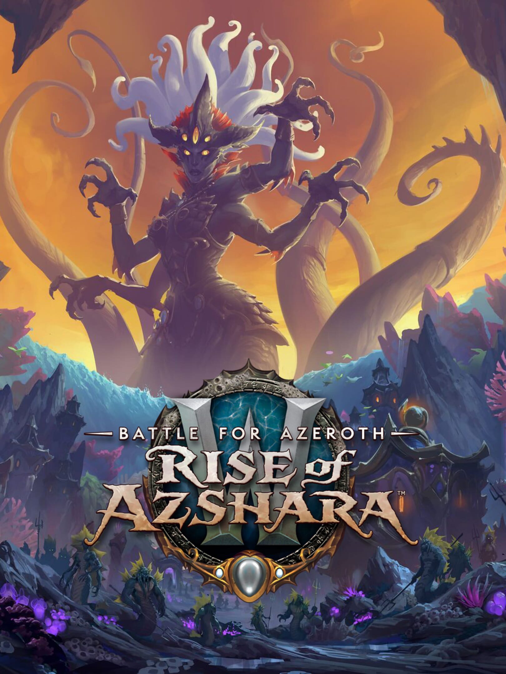 World of Warcraft: Battle for Azeroth - Rise of Azshara cover