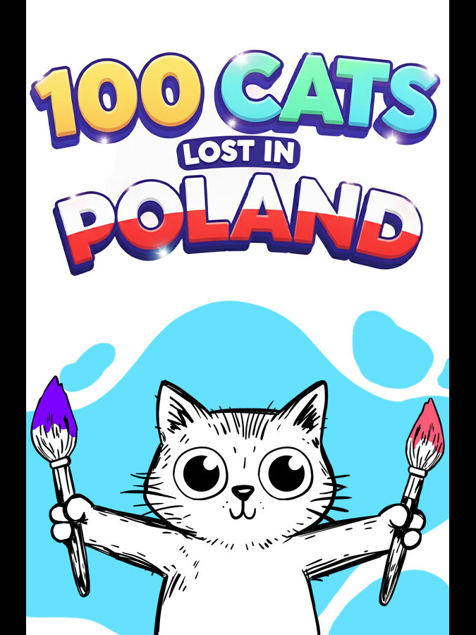 100 Cats Lost in Poland Find & Color cover