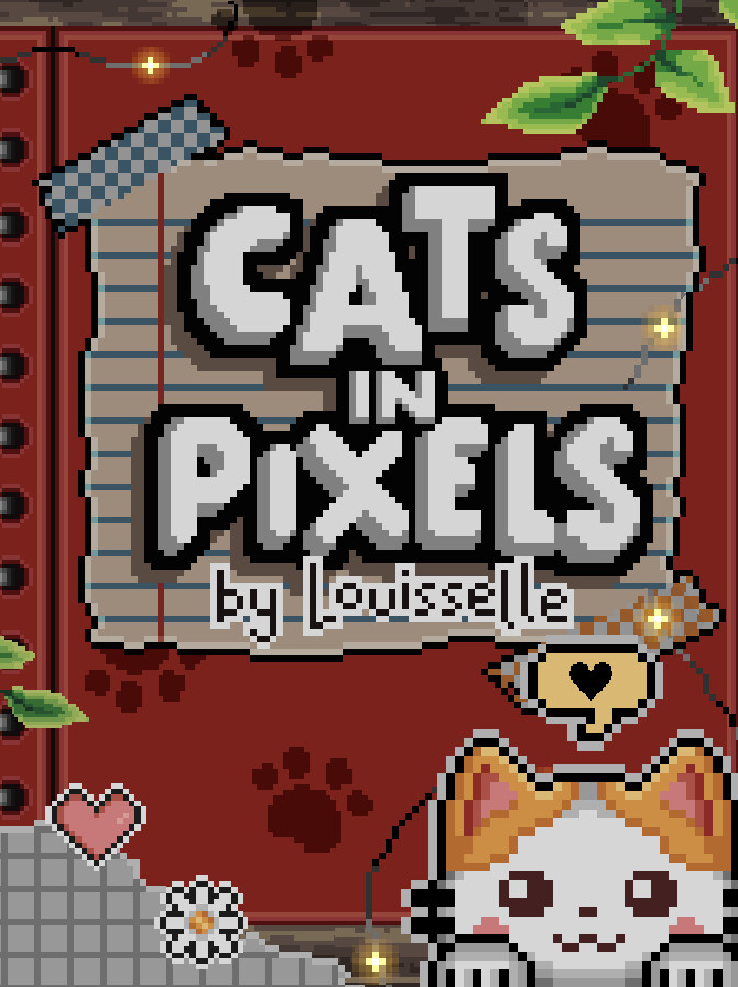 Cats in Pixels by Louisselle cover