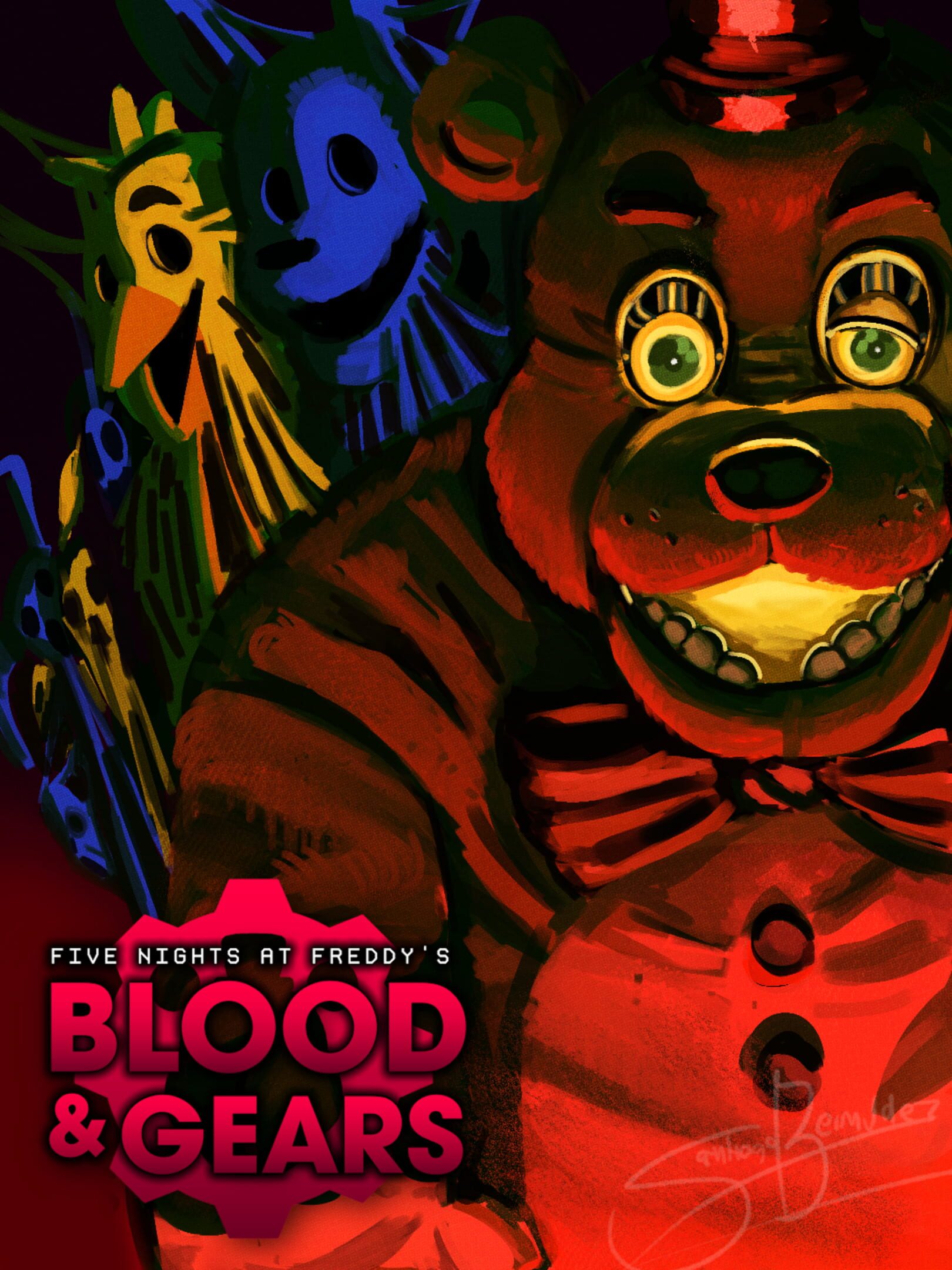 Five Nights at Freddy's: Blood & Gears cover
