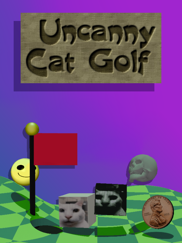 Uncanny Cat Golf cover