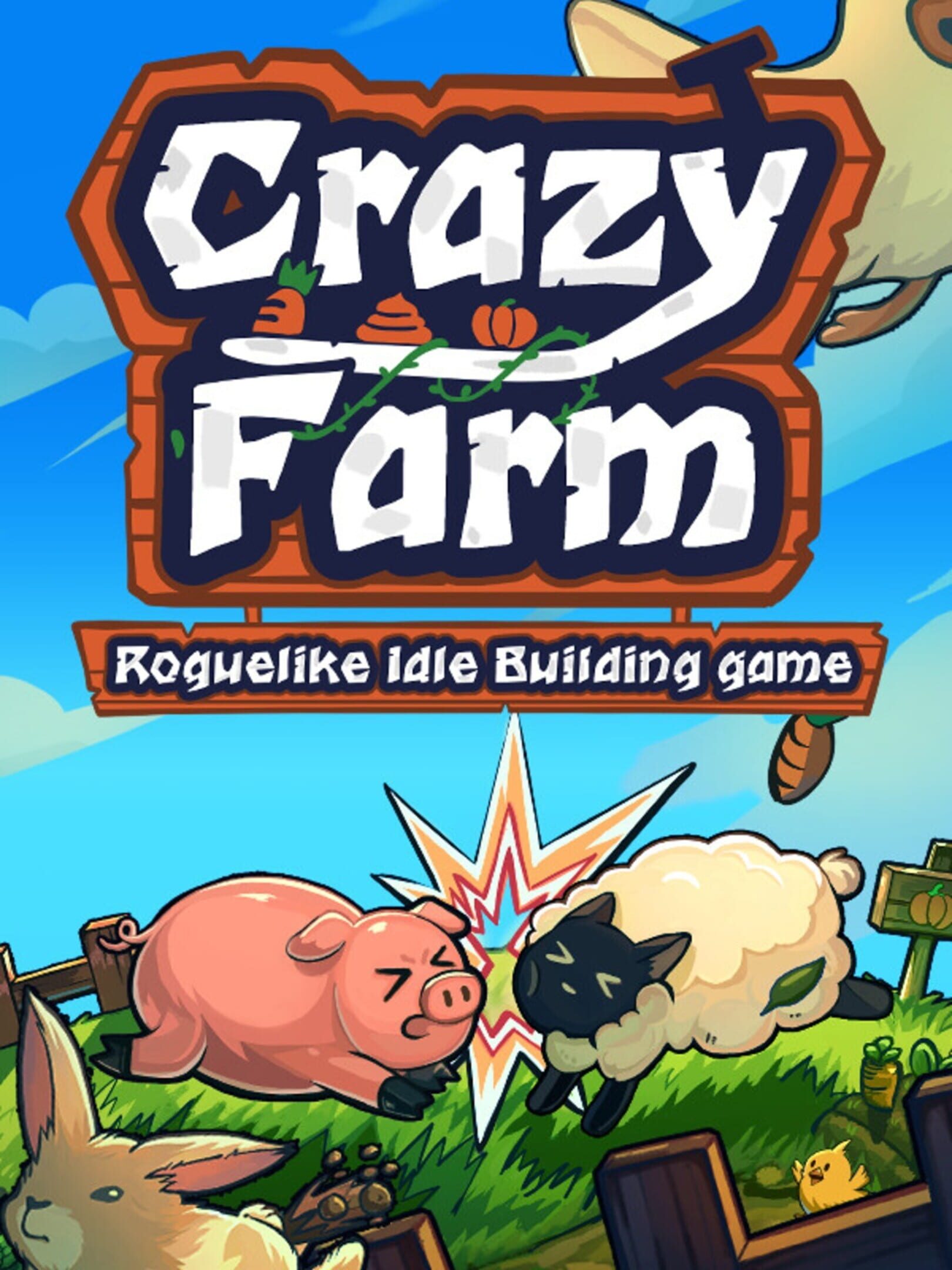 Crazy Farm: Roguelike Idle Building Game cover