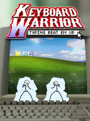 Keyboard Warrior Stickman: Typing Beat Em Up cover