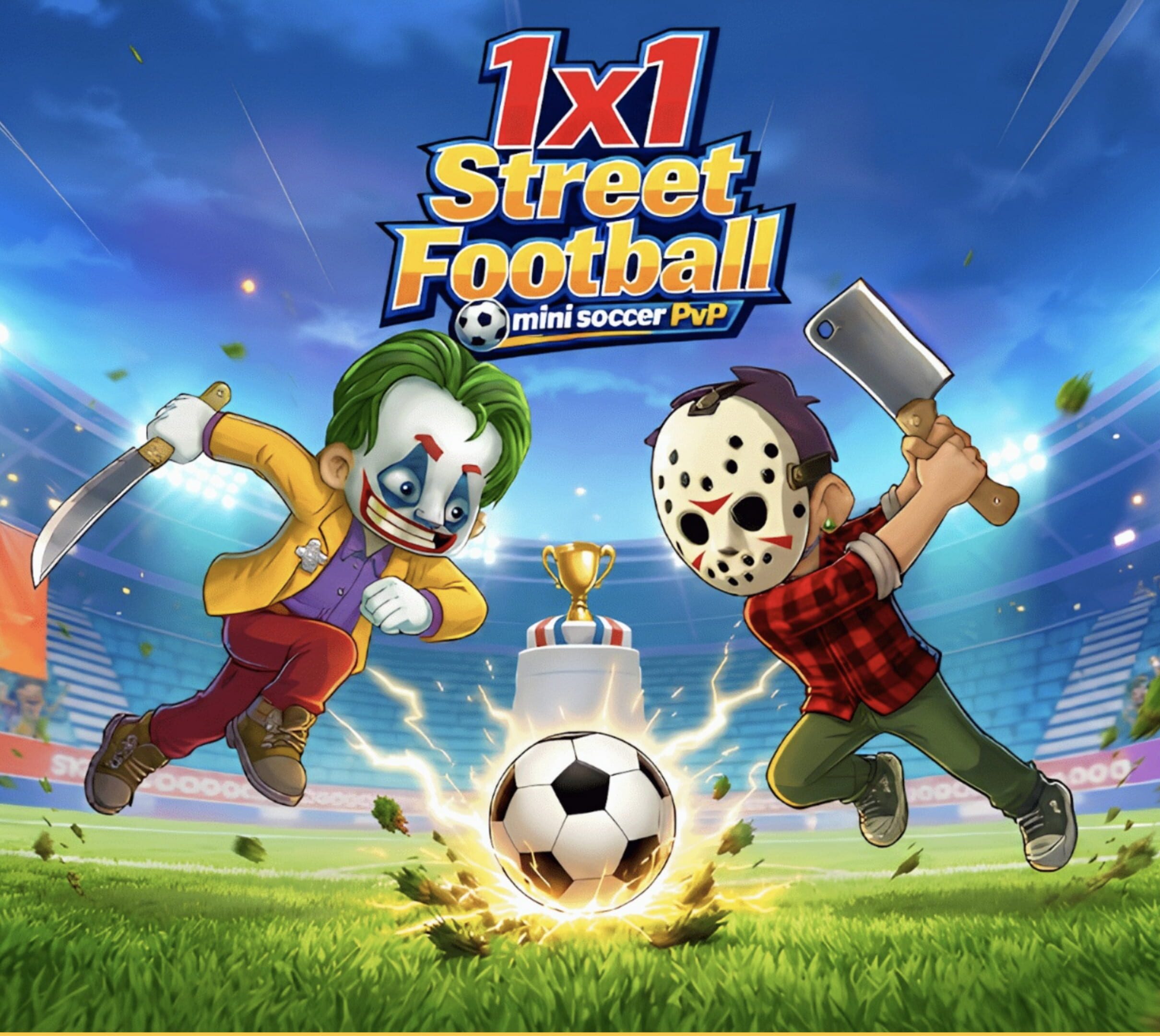 1x1 Street Football: mini soccer PvP cover