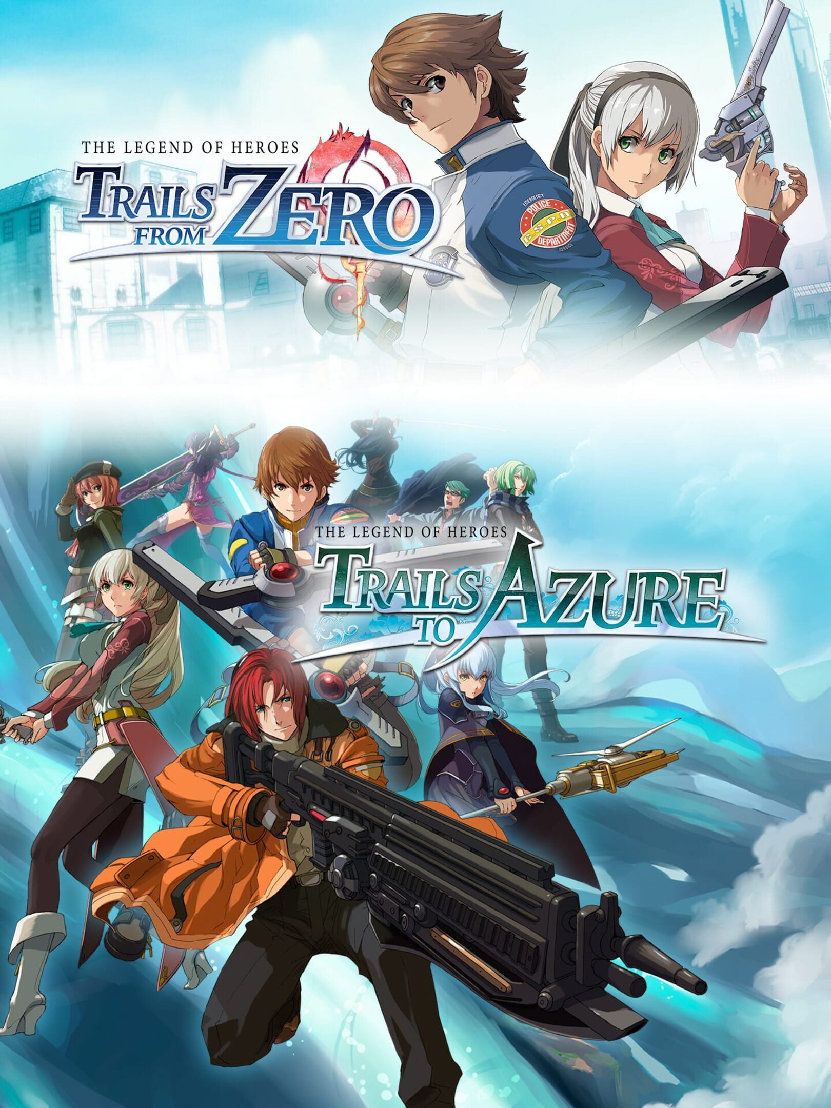 The Legend of Heroes: Trails from Zero / The Legend of Heroes: Trails to Azure cover