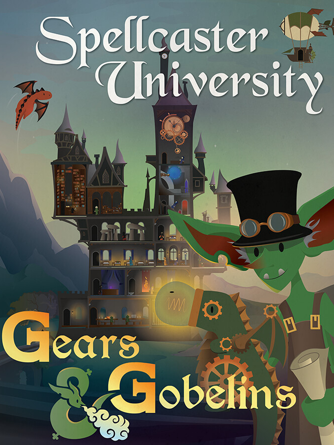 Spellcaster University: Gears and Gobelins cover