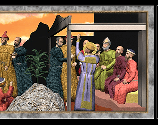 Legend of St. Stephen: St. Stephen Preaching / St. Stephen before the High Priest and Elders of the Sanhedrin cover