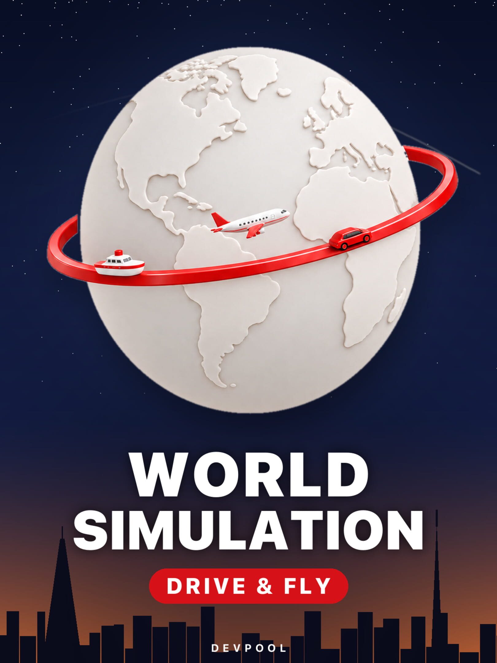 World Simulation: Drive & Fly cover