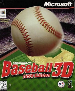 Microsoft Baseball 3D 1998 Edition cover