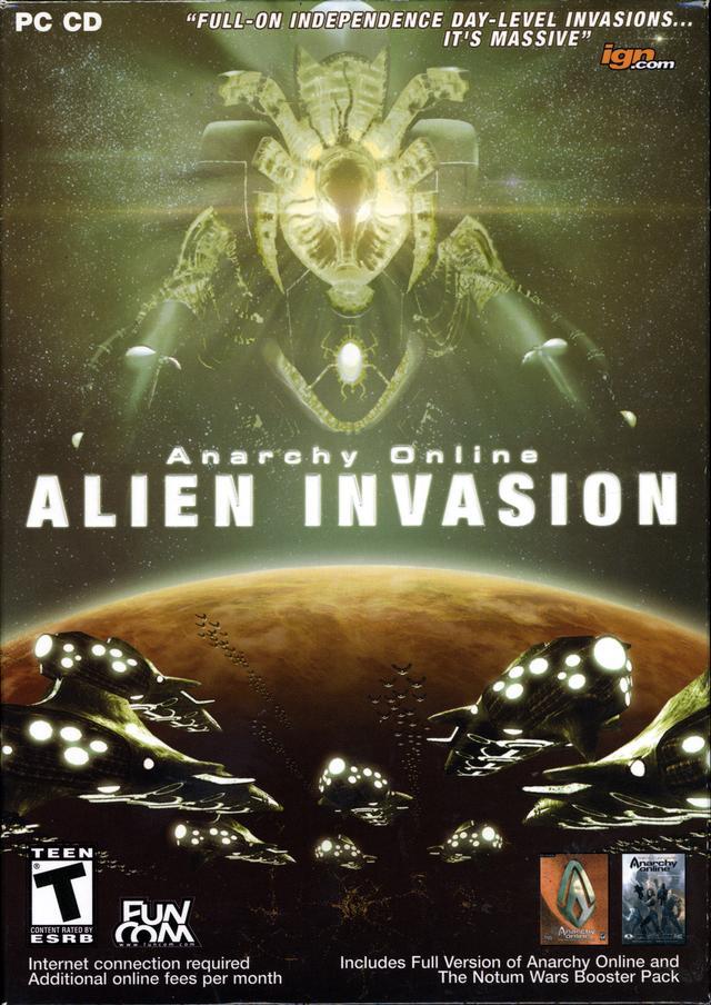 Anarchy Online: Alien Invasion cover