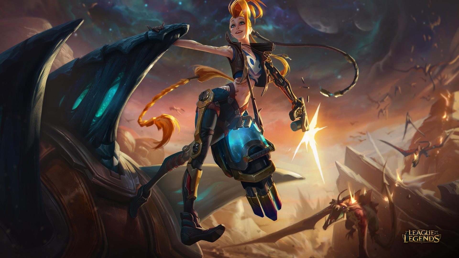 New skin for Jinx in League of Legends: Odyssey Extraction