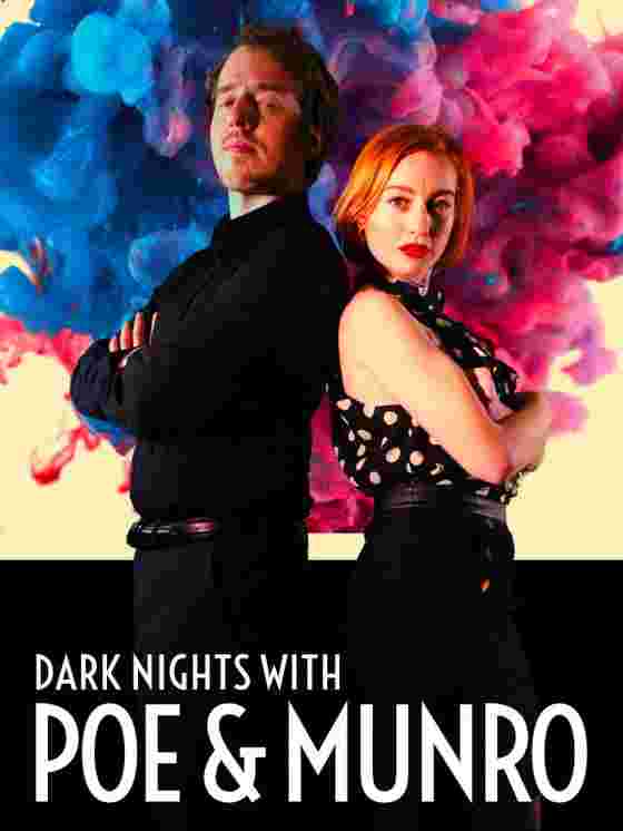 Dark Nights with Poe and Munro wallpaper