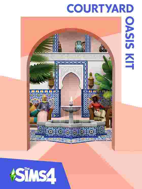The Sims 4: Courtyard Oasis Kit wallpaper