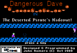 Dangerous Dave in the Deserted Pirate's Hideout cover