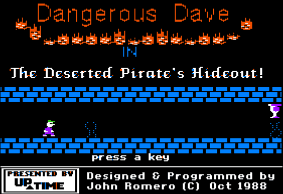 Dangerous Dave in the Deserted Pirate's Hideout wallpaper
