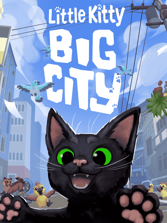Little Kitty, Big City wallpaper