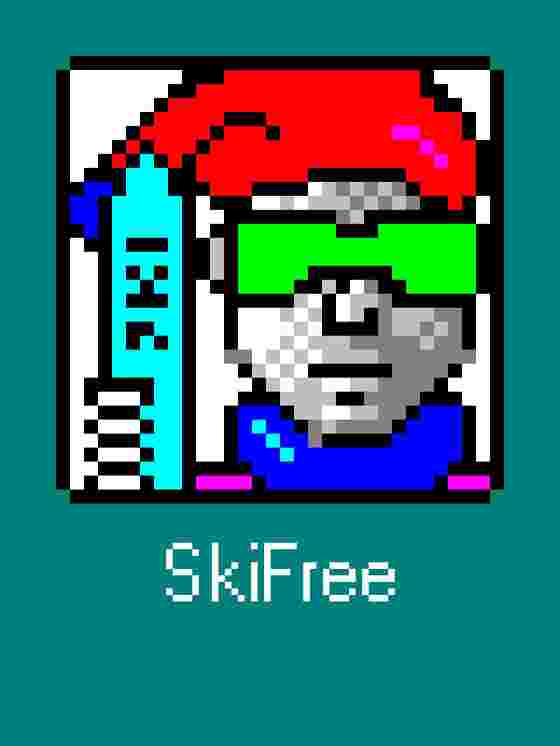 SkiFree wallpaper